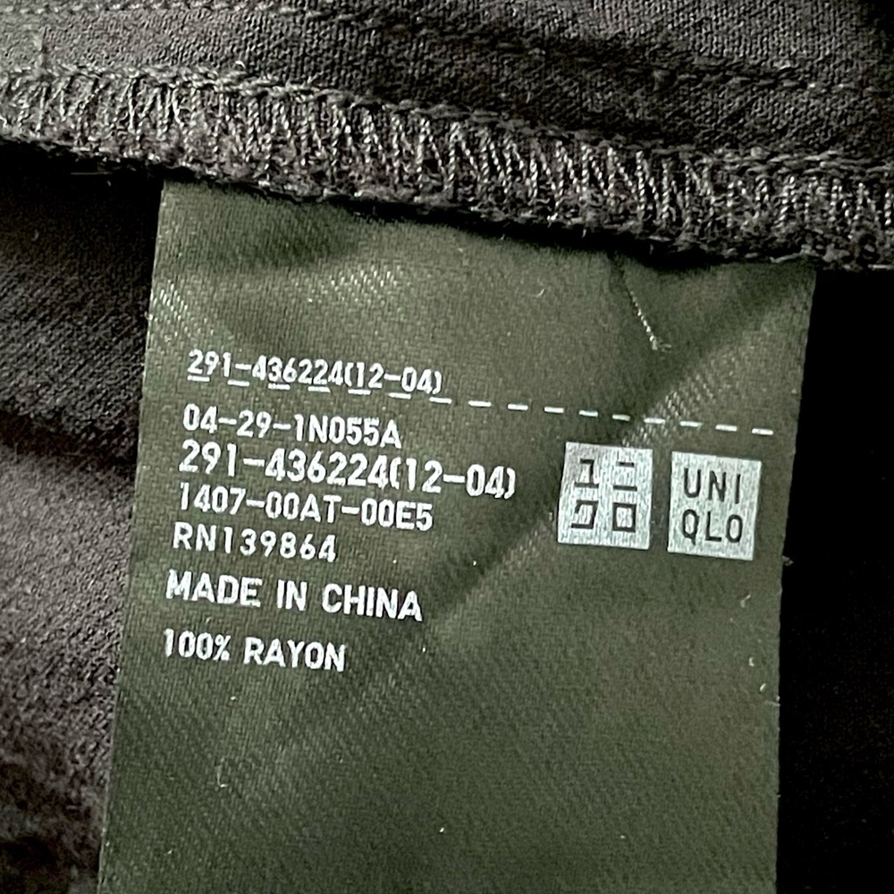 UNIQLO x Ines de La Fressange Black Midi Dress Size S ( Fits S/M) - Picture 7 of 7